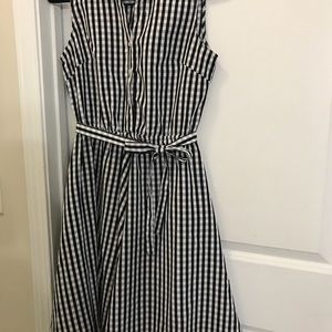 Plaid Fit and Flare Shirt Dress